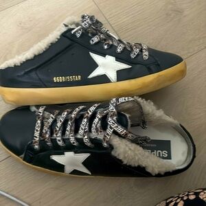 Golden goose worn once